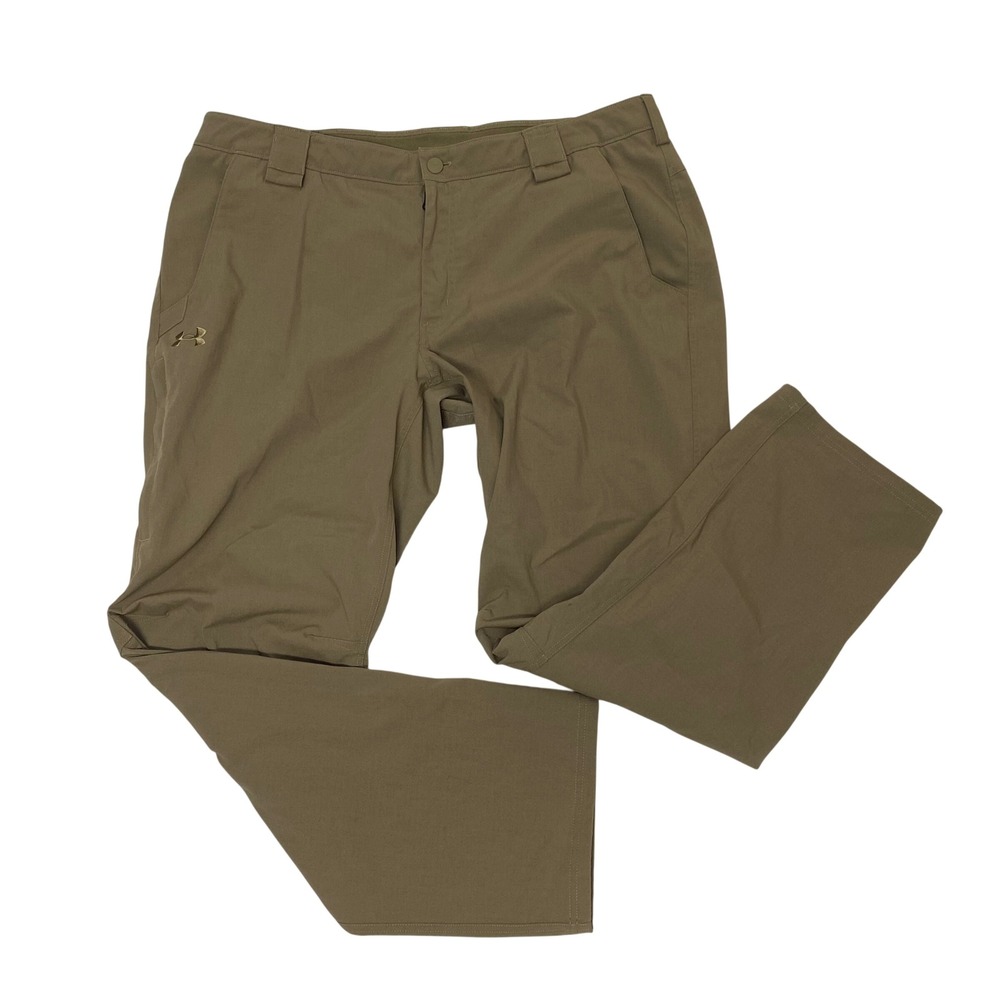 Under‎ Armour Men's Tactical Utility Pants 42x32 Khaki Performance Hiking Work